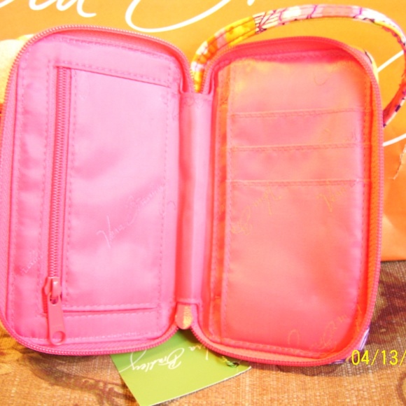 Vera Bradley Smartphone Wristlet Wallet Clementine - Picture 5 of 6